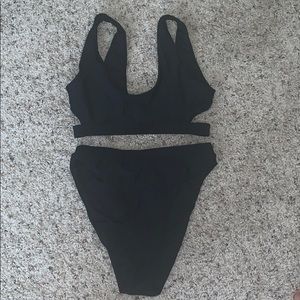 High Rise Black Bikini